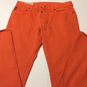 Abercrombie & Fitch Orange Jeans 32/32